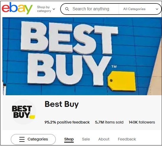 Best Buy Outlet on eBay