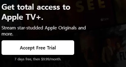 Apple TV+ trial extension