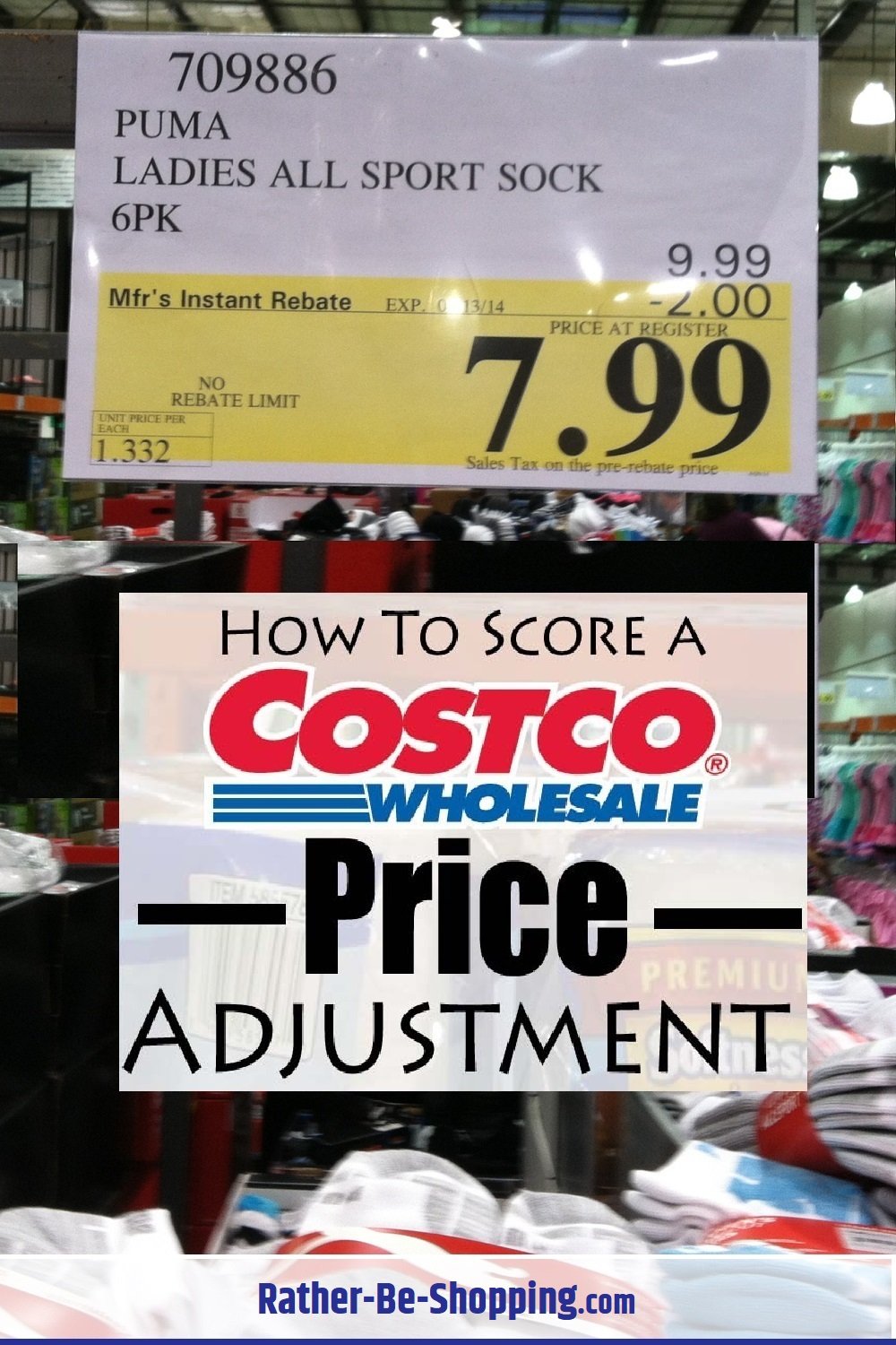 Costco Secret #3: A Costco price match/ adjustment is when you buy