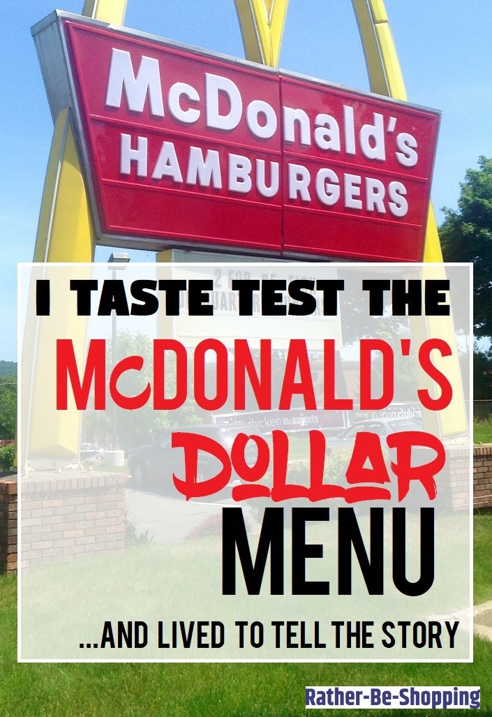 I Taste Tested the ENTIRE McDonald's Dollar Menu and Lived