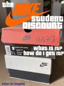 student discount code for nike