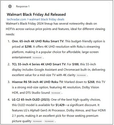 Walmart deals on ChatGPT